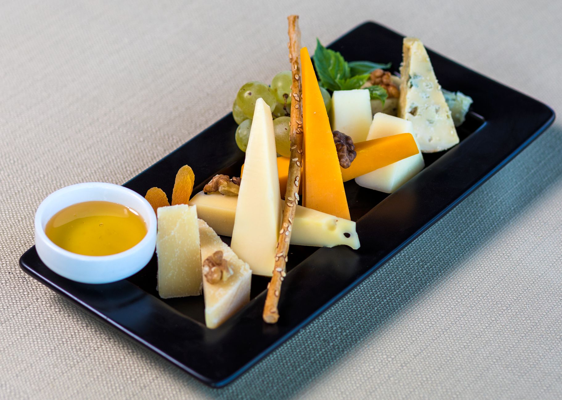 Plateau de fromages variés